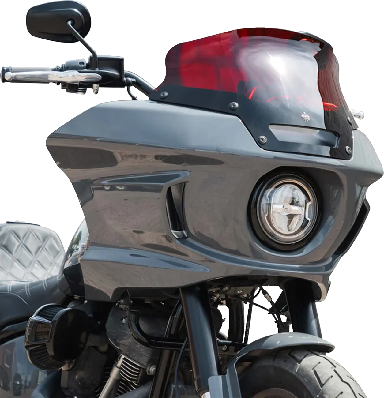 Klock Werks Flare™ Windshield 6" Rød