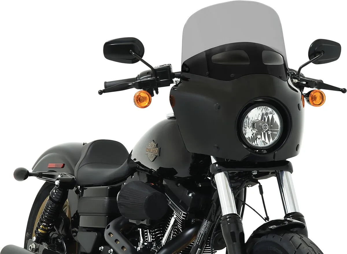 Memphis Shades Road Warrior 11" Vindskærm – Black Smoke (med ventilation)