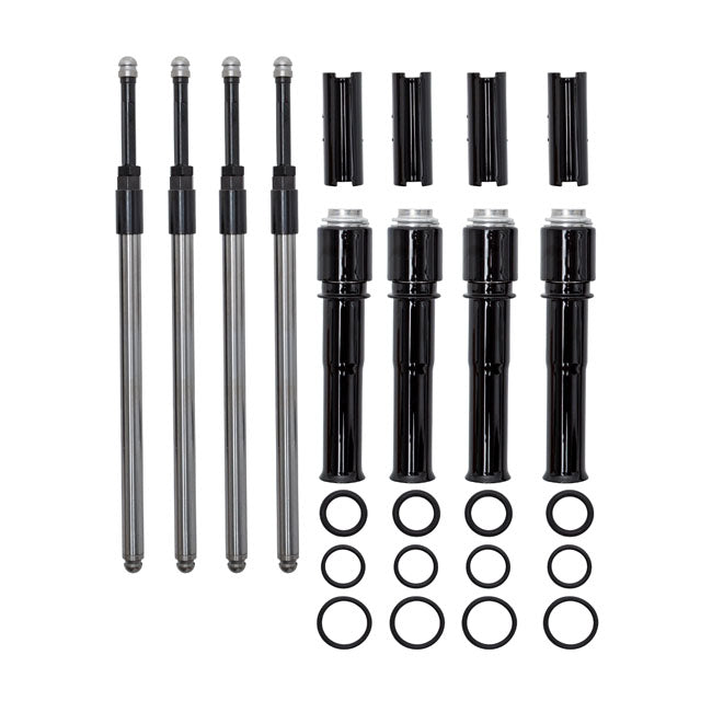 S&S, Twin Cam Quickee Pushrod & Cover Kit – Blank Sort