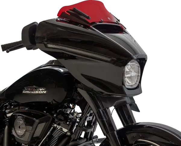 KLOCK WERKS FLH 2023+ Flare Windshield, 6.5" – Red