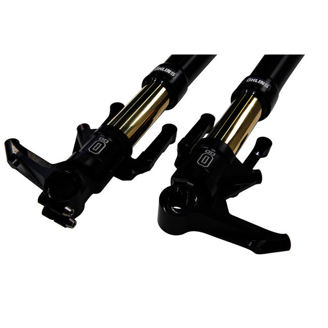 Öhlins, Road & Track 730 mm Blackline forgaffel. Sort