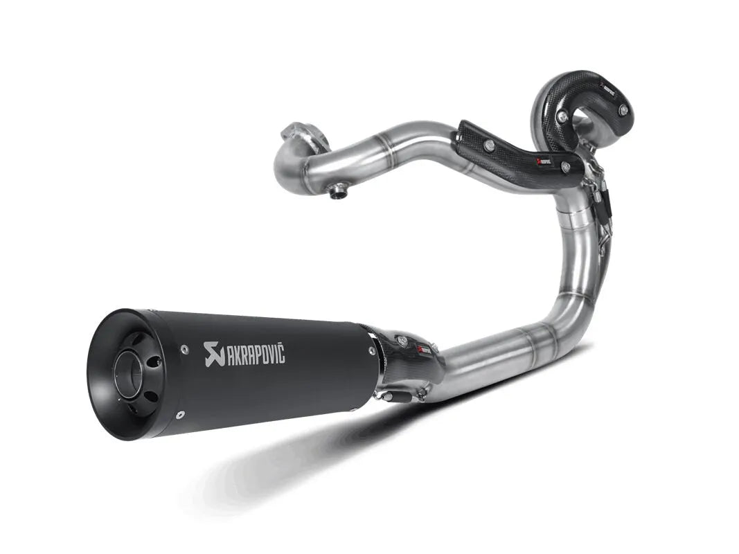 Akrapovic Udstødning V-Rod VRSCF Titanium / Sort – Komplet 2-i-1 System