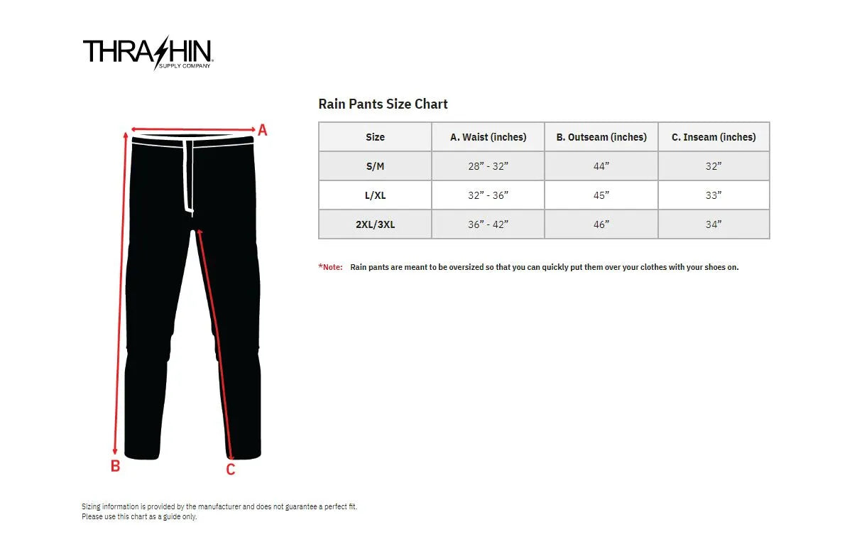 THRASHIN SUPPLY CO. Mission Regnbukser
