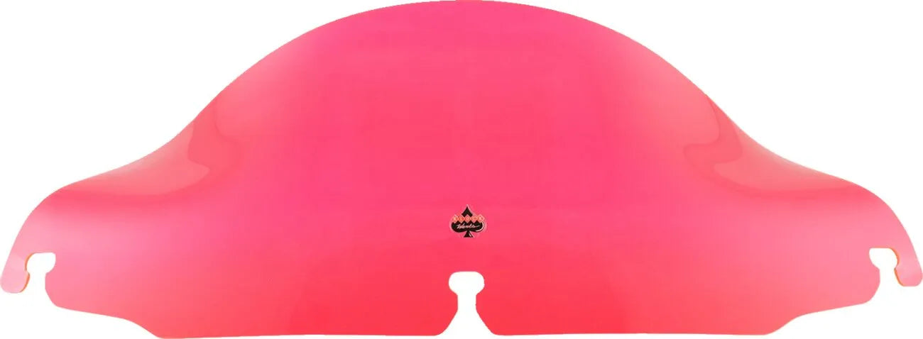 KLOCK WERKS FLH 1996–2013 Flare Windshield, 6.5" - Pink Ice