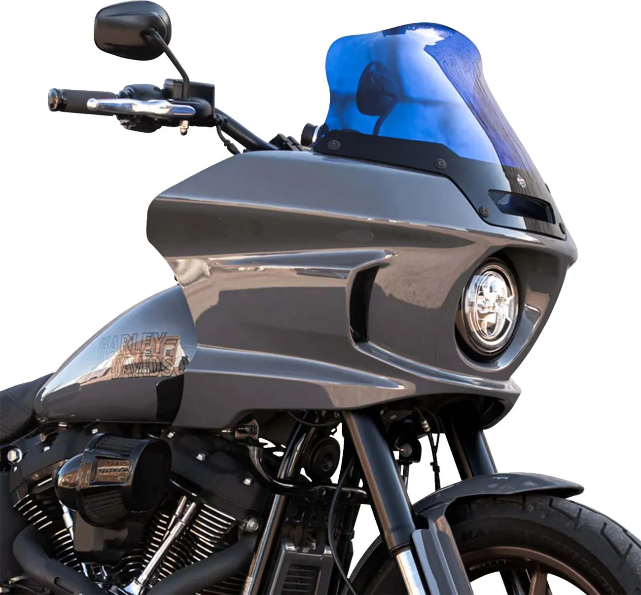 Klock Werks Flare™ Windshield 8" Blå