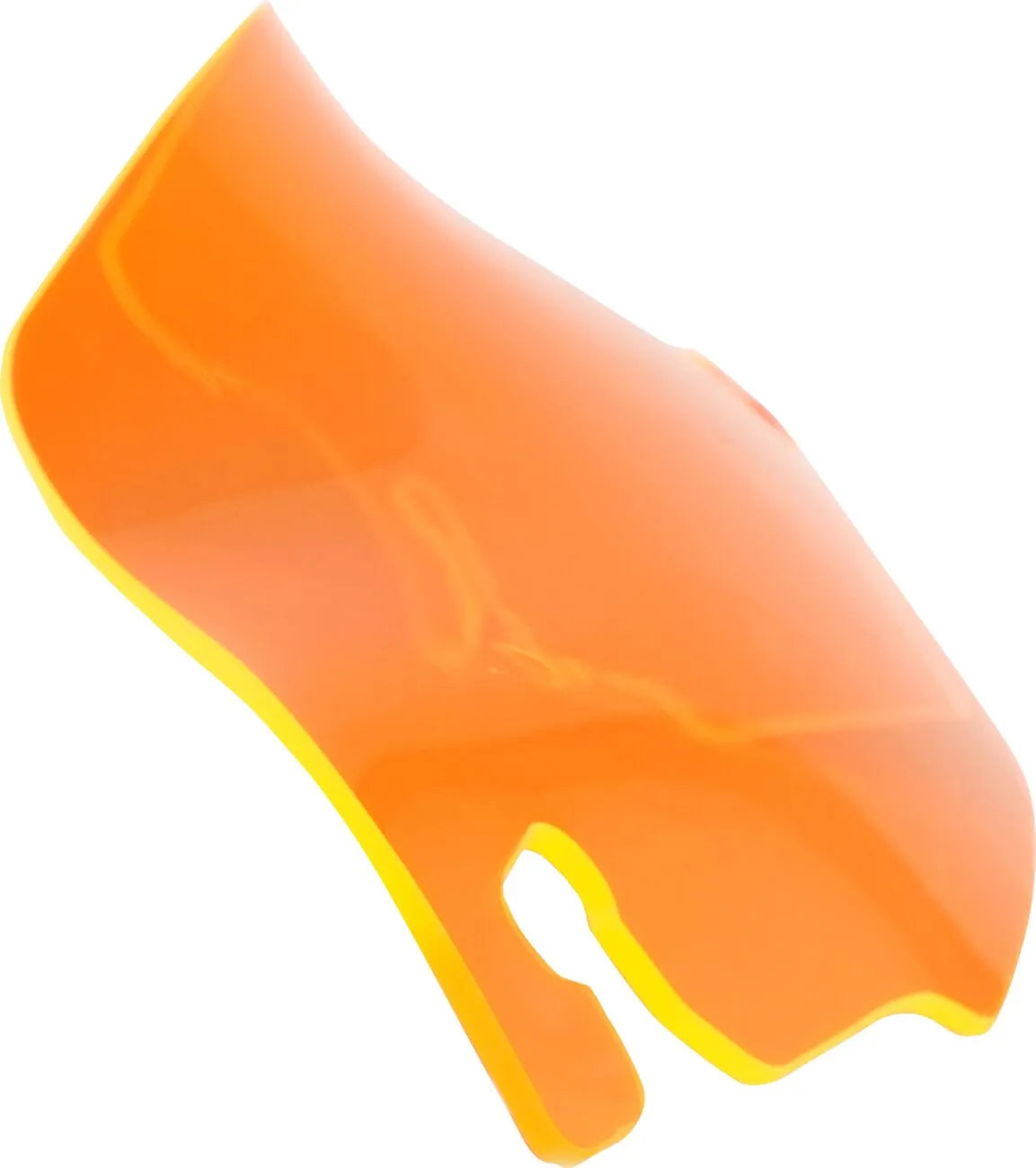 KLOCK WERKS FLH 1996–2013 Flare Windshield, 3.5" - Orange Ice
