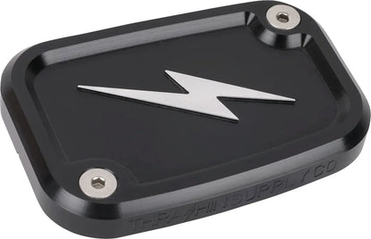 THRASHIN SUPPLY CO. – Forreste bremsevæskebeholder låg, Black Twice Cut (18+ Softail)