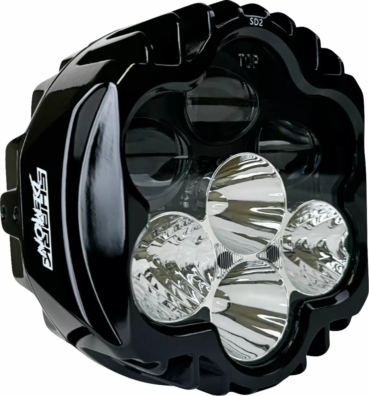 CUSTOM DYNAMICS 7"  – ECE Godkendt Shark Demon LED Forlygte,