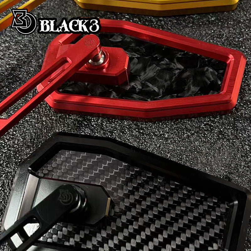 Black3 Carbon Spejle / Flere Farver