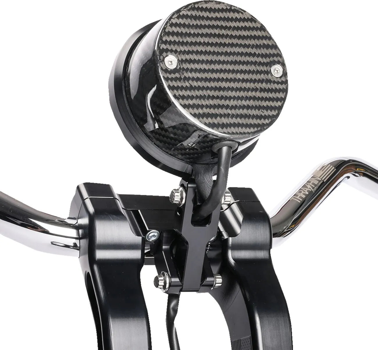 THRASHIN SUPPLY CO. – Speedometer Relocation Kit FXLRS – Carbon/Sort