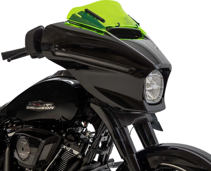 KLOCK WERKS FLH 2023+ Flare Windshield – 6.5" – Green Ice