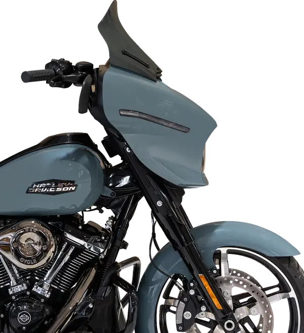 KLOCK WERKS FLH 2023+ Flare Windshield, 12" – Dark Smoke