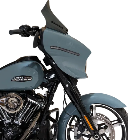 KLOCK WERKS FLH 2023+ Flare Windshield, 12" – Dark Smoke