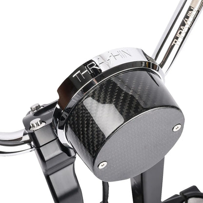 THRASHIN SUPPLY CO. – Speedometer Relocation Kit FXLRS – Carbon/Krom