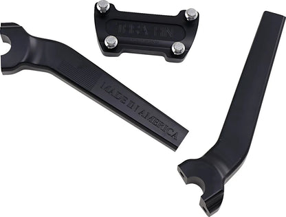 THRASHIN SUPPLY CO. – 9,5" Pullback Riser – Sort Anodiseret