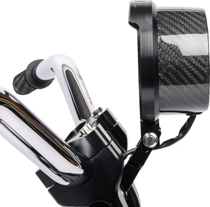 THRASHIN SUPPLY CO. – Speedometer Relocation Kit FXLRS – Carbon/Sort