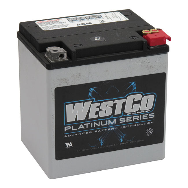 Westco, lukket AGM batteri. 12V, 26Ah, 400CCA
