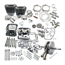 S&S, 124" Twin Cam Softail Hot Set-Up Kit med Topstykker – Sort