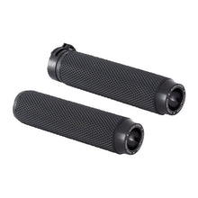 Rough Crafts – Knurled Rubber Handlebar Grips (Black)