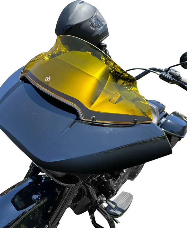 KLOCK WERKS FLTR 2015+ Flare Windshield, 9" Sport – Yellow