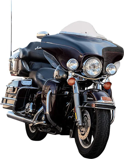 KLOCK WERKS FLH 1996–2013 Flare Windshield, 6.5" – Clear