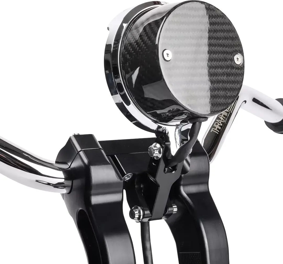 THRASHIN SUPPLY CO. – Speedometer Relocation Kit FXLRS – Carbon/Krom