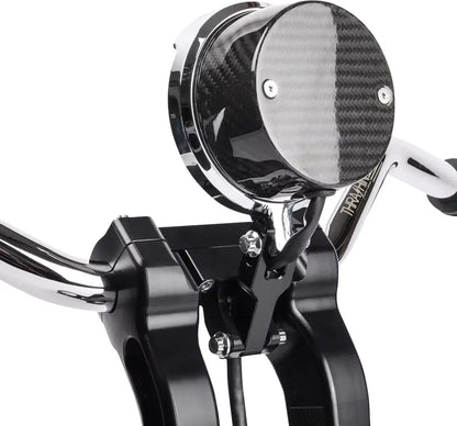 THRASHIN SUPPLY CO. – Speedometer Relocation Kit FXLRS – Carbon/Krom