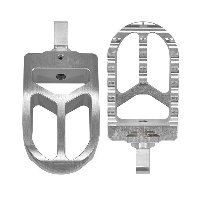 HeinzBikes, MX Driver Footpegs V2. Sølv