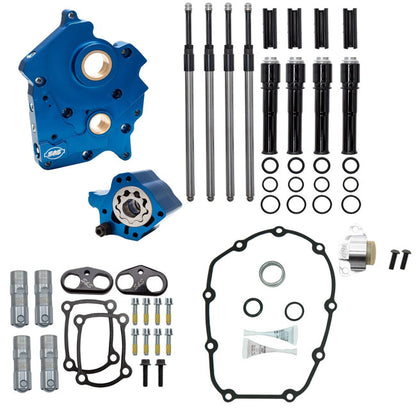 S&S M8 Cam Chest Kit – Chain Drive (uden knastaksel), Sort