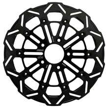 Kodlin by SBS, '10-spoke' Bremseskive, front (Sort)