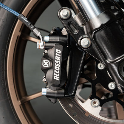 Accossato 108mm Monoblock Radial Bremsekaliber – Venstre, Sort