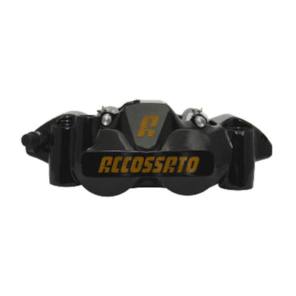 Accossato 108mm Monoblock Radial Bremsekaliber – Venstre, Sort (Pulverlakeret)