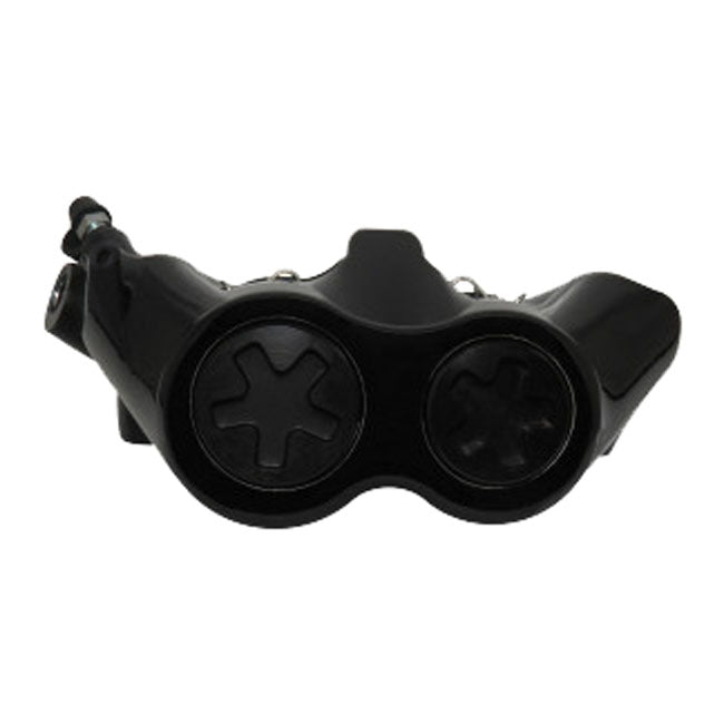 Accossato 100mm Monoblock Radial Bremsekaliber – Højre, Sort (Pulverlakeret)