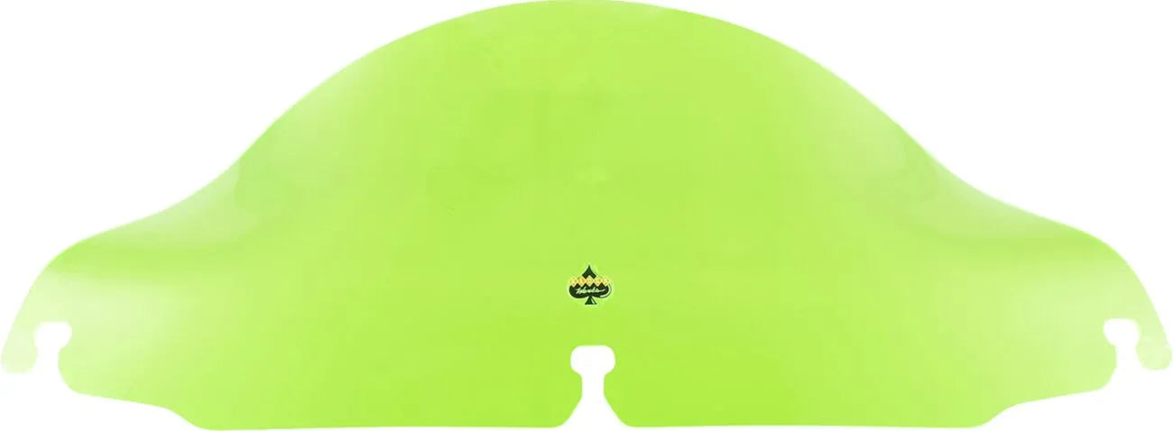 KLOCK WERKS FLH 1996–2013 Flare Windshield, 6.5" - Green Ice