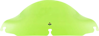 KLOCK WERKS FLH 1996–2013 Flare Windshield, 6.5" - Green Ice
