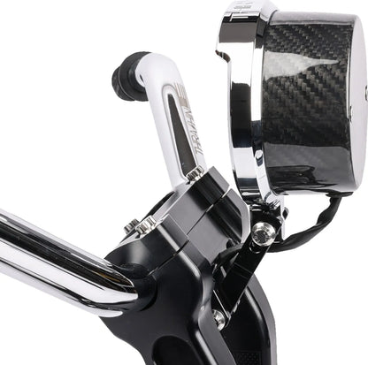 THRASHIN SUPPLY CO. – Speedometer Relocation Kit FXLRS – Carbon/Krom