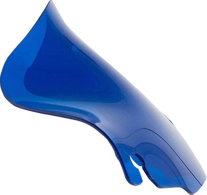 KLOCK WERKS FLH 1996–2013 Flare Windshield, 6.5" – Blue