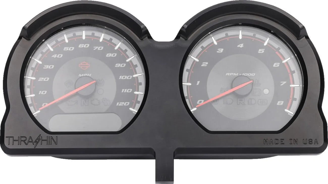 THRASHIN SUPPLY CO. Gauge Relocation Kit – FLTR – Carbon/Sort