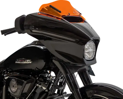 KLOCK WERKS FLH 2023+ Flare Windshield, 6.5" – Orange Ice