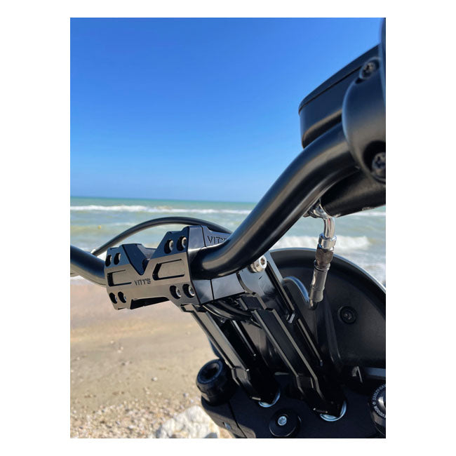 Vity’s Design 10" Justerbare Riser, 1" (25,4 mm) styr – Sort