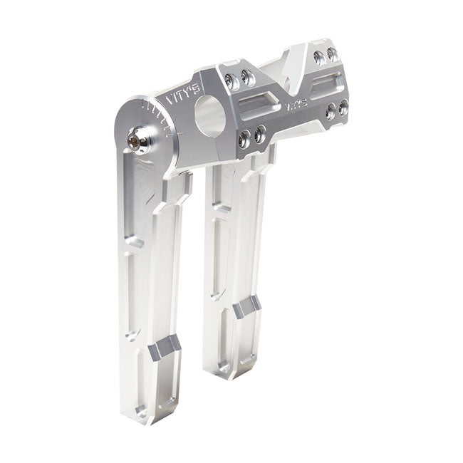 Vity’s Design 10" Justerbare Riser, 1" (25,4 mm) styr – Sølv