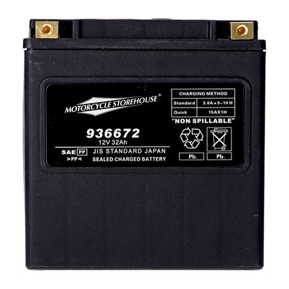 MCS, Standard Series - AGM lukket Batteri. 12v, 32ah. 450cca