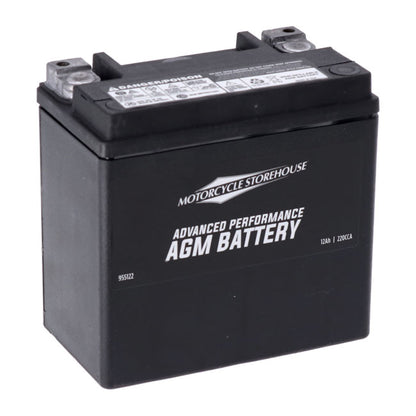 MCS, Advance Series - AGM lukket batteri. 12v, 12ah, 220cca
