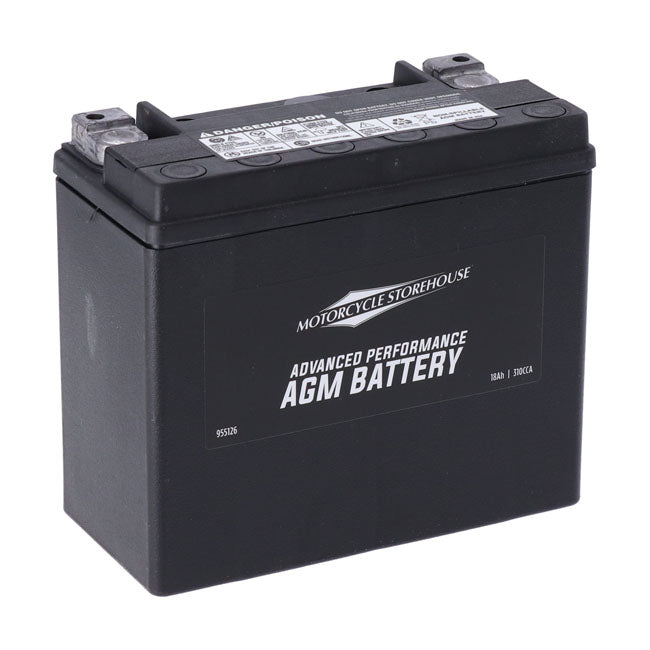 MCS, Advance Series - AGM lukket batteri. 12v, 18ah, 310cca