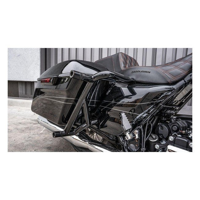 Burly Brand, Brawler crash bar kit Touring. Sort