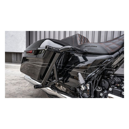 Burly Brand, Brawler crash bar kit Touring. Sort