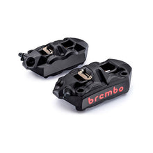 *24H EKSTRA LEVERINGSTID* Brembo, M4 Monoblock radialt bremsekalibersæt. Sort