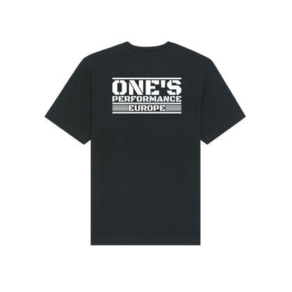 ONE’S PERFORMANCE EUROPE Oversized T-Shirt – Sort