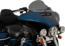 KLOCK WERKS FLH 2014+ Windshield Trim – Black Contrast – FLW Logo