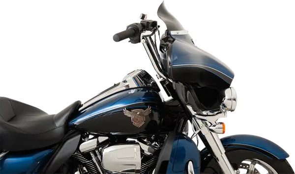 KLOCK WERKS FLH 1996–2013 Flare Windshield, 6.5" – Black
